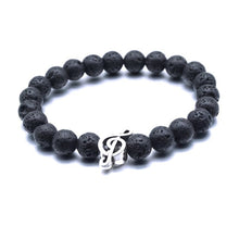Load image into Gallery viewer, 25 Styles Tree of Life Paw Charms 8mm Black Lava Stone Beads Aromatherapy Essential Oil Diffuser Bracelet Yoga Strand Jewelry